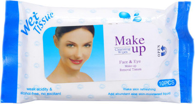 

One Personal Care Face & Eye Cosmetic Cleansing Wipes BLU (10 Cosmetic Pare Towelettes) | Makeup Remover(20 g)