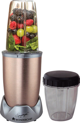 

Wonderchef Nutri-blend Pro Copper 700 W Juicer Mixer Grinder(Copper, 2 Jars)