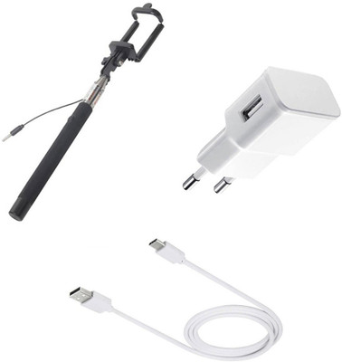 DAKRON Wall Charger Accessory Combo for Infinix Zero 5 Pro(White)