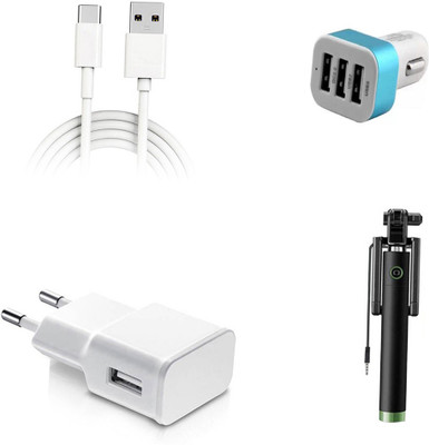 DAKRON Wall Charger Accessory Combo for Gionee S6 Pro(White)