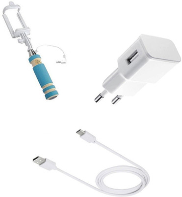 DAKRON Wall Charger Accessory Combo for Infinix Zero 5 Pro(White)