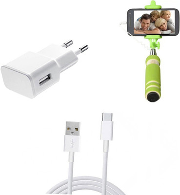 DAKRON Wall Charger Accessory Combo for Sony Xperia XA1(White)