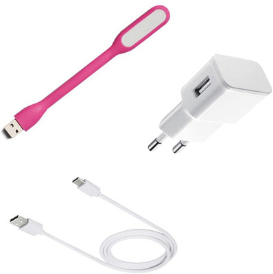 DAKRON Wall Charger Accessory Combo for Infinix Zero 5 Pro(White)