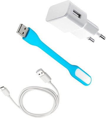 DAKRON Wall Charger Accessory Combo for OnePlus 3(White)