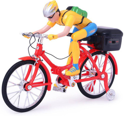 

Darling Toys Battery Operated Musical Street Bicycle Toy For Kids(Multicolor)