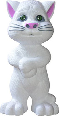 

FunBlast Talking Tom Cat, Intelligent Talking Tom Cat for Kids, Available in 2 color (White)(White)