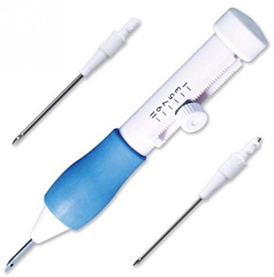 

SBE DIY Crafts Magic Embroidery Sewing Punch Needle Flower Designer Stitching Embroidery Craft Tool Kit Hand Sewing Needle(Embroidery Needle 12cm Pack of 1)