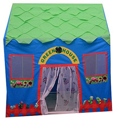 

Skyzone Latest Jumbo Size Queen Palace Tent House for Kids(Green)