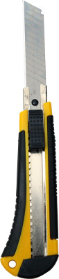 

ASINT Heavy Duty 18 mm Cutter Knife Set With 10 Replacement Blades Plastic Grip Hand-held Paper Cutter(Set Of 1, YELLOW BLACK)