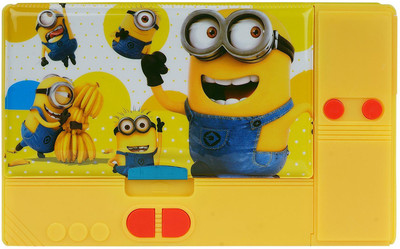 

HALO NATION Minions Cartoon Art Plastic Pencil Box(Set of 1, Yellow)