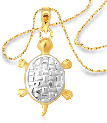

Vighnaharta Blessing Tortoise Gold-plated Alloy Pendant