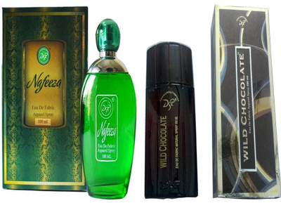 

dsp NAFEEZA GREEN PERFUME 100 ML +WILD CHOCOLATE PERFUME 100 ML Eau de Parfum - 100 ml(For Men & Women)