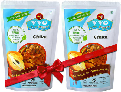 

VVO Ready to eat Freeze Dried Chikoo Fruit Snacks (Pack of 2) 50 g