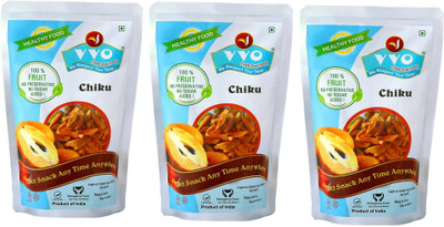

VVO Ready to eat Freeze Dried Chikoo Fruit Snacks (Pack of 3) 75 g
