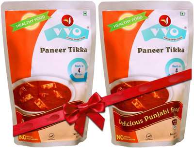 

VVO Ready to eat Freeze Dried Punjabi Paneer Tikka Masala (Pack of 2) 110 g