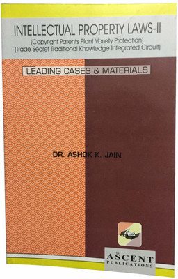 Intellectual Property Law-II(Paperback, Dr. Ashok K. Jain)