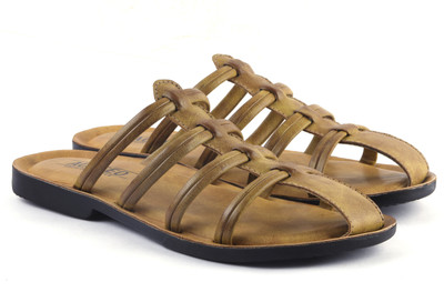 

AORFEO Men Tan Sandals