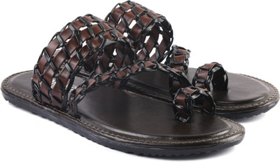 

AORFEO Men Black Sandals