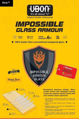 

Dirar Impossible Screen Guard for Mi Redmi Note 5 Pro, Transparent