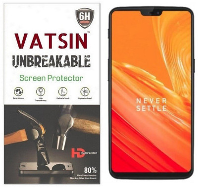 Vatsin Impossible Screen Guard for OnePlus 6(Pack of 1)