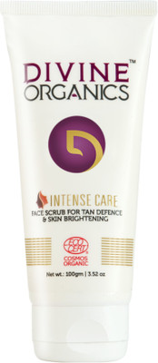 

Divine Organics Intense Care Face Scrub for Tan Defense & Skin Brightening Scrub(50 g)