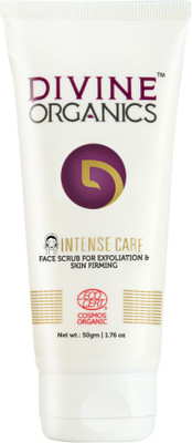 

Divine Organics Intense Care Face Scrub for Exfolliation & Skin Firming Scrub(50 g)