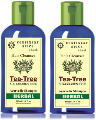

Continent Spice Khadi Teatree Herbal Shampoo/Cleanser (SLS & Paraben Free)- CS682005(100 ml)