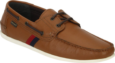 

Red Tape RTE0273 Boat Shoes For Men(Multicolor, Tan