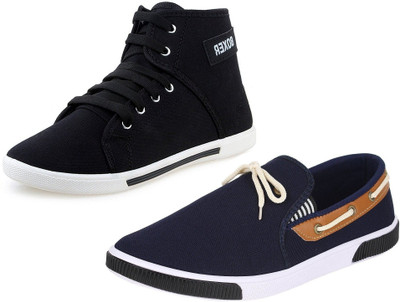 

ZACHARIAS Casuals For Men(Black, Blue, Multicolor