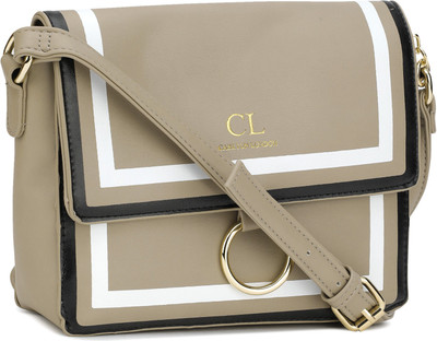 

Carlton London Women Casual Brown PU Sling Bag