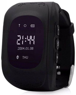 

MOBILE FIT Q50 Children Smart Watch for Kids Girls Boys Christmas Gifts with GPS Tracker SOS Call Location Anti-lost Remote Monitor Pedometer SmartWatch for iPhone Android Smartphones (Black) Black Smartwatch(Black Strap Regular)