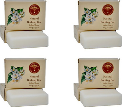 

divinectar Natural Bathing Bar Indian Mogra (4 Combo)(100 g, Pack of 4)