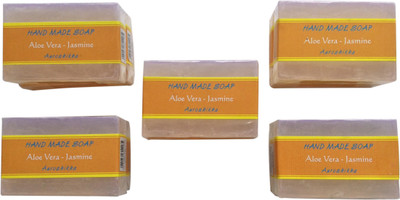 

AUROSHIKHA Aloe Vera Soap Jasmine(75 g, Pack of 10)