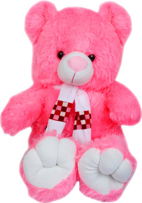 

Cuddly Soft Fabric Big Teady Bear Character Stuffed Toy for Kids - 16 inch(Pink)