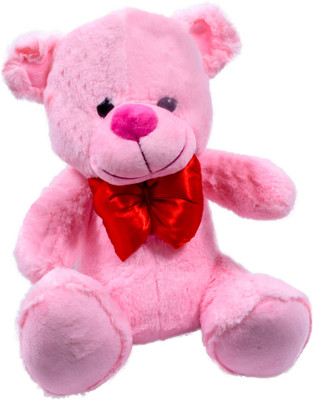 

Cuddly Silky Soft Fur Teady Bear Character Stuffed Toy for Kids - 10 inch(Pink)