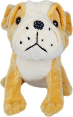 

Cuddly Soft Fabric Cute Dog Character Stuffed Toy for Kids - 6 inch(White, Yellow)