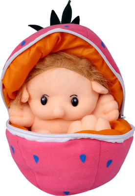 

Cuddly Soft Fabric Baby Character Stuffed Toy for Kids - 10 inch(Pink)
