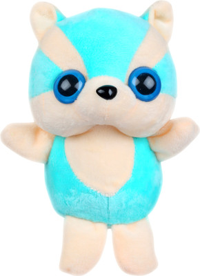 

Cuddly Soft Fabric Cute Squirrel Character Stuffed Toy for Kids - 7 inch(Blue, Cream)