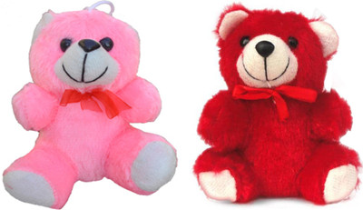 

ME&YOU Romantic Teddy Return Gifts for Wife Girlfriend Sister On Birthday, Anniversary, Rakhi, Valentine's Day IZ18Teddy-002-PR - 16 cm(Pink, Red)