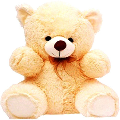 

JESUS MERRY SOFT TOYS Cream Color Teddy Bear (BIG) USED NO.1 FIBER & FABRIC - 60 cm(Cream)