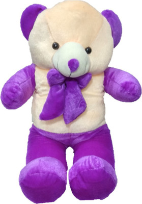 RG TRADERS PLUSH TEDDY - 15 cm(Purple)