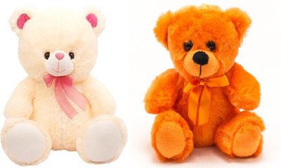 

ME&YOU Romantic Teddy Return Gifts for Wife Girlfriend Sister On Birthday, Anniversary, Rakhi, Valentine's Day IZ18Teddy-009-LYOR - 16 cm(Light Yellow, Orange)