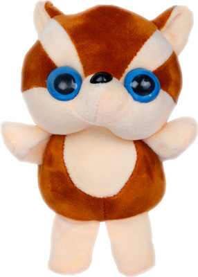 

Cuddly Soft Fabric Cute Squirrel Character Stuffed Toy for Kids - 7 inch(Brown, Cream)