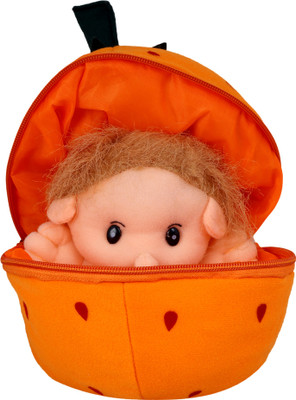 

Cuddly Soft Fabric Baby Character Stuffed Toy for Kids - 10 inch(Orange)