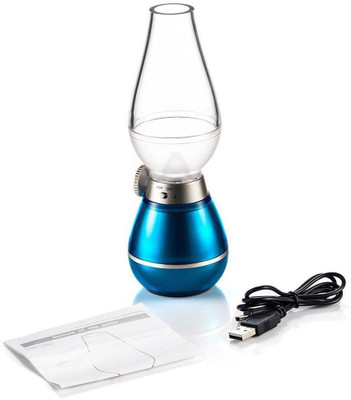 

Sukot 3 SMD led Beads Power Retro Style Rechargeable & Adjustable LED Table Lamp(24 cm, Blue)