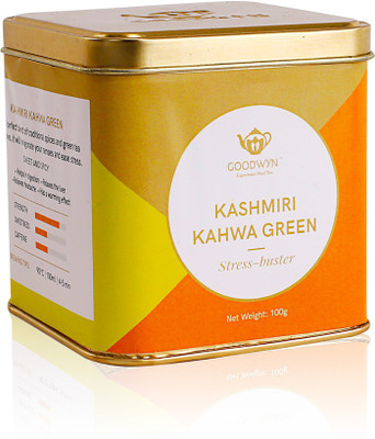 

Goodwyn Kashmiri Kahwa Green Tea, A Supreme Blend of Green Tea and Indian Spices, 100 Grams, Makes 50 Cups Assorted Green Tea(100 g, Box)