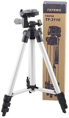 Mezire 3110-Professional Tripod(Silver, Supports Up to 1800 g)