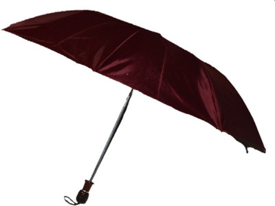 

Pearl 2 fold umbrella Maroon Brown Umbrella(Brown)