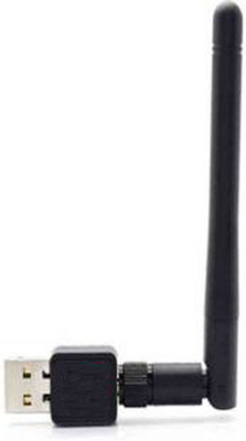 

comp gravit Wifi 600Mbps Usb Wifi Dongle Adapter 802.11N/G/B With Antenna For Tablets & Pcs USB Adapter (Black) USB Adapter(Black)