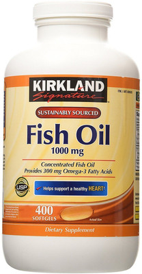 

Kirkland Signature Fish Oil 1000 mg - 400 softgels(400 No)